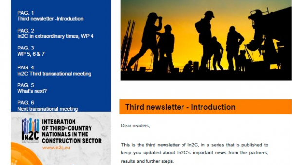 We publish the third Newsletter of the European project In2C